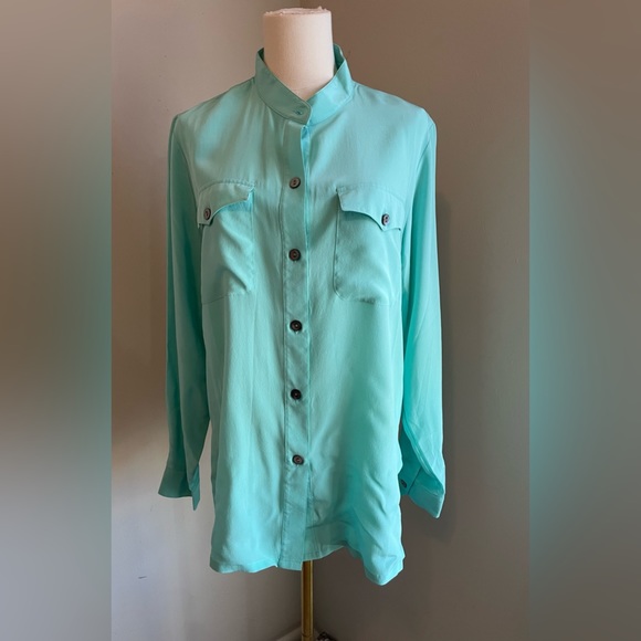 Linea by Louis Dell'Olio Tops - 💯%silk M  vintage 😃✨ línea by Louis Dell’Olio ♥️